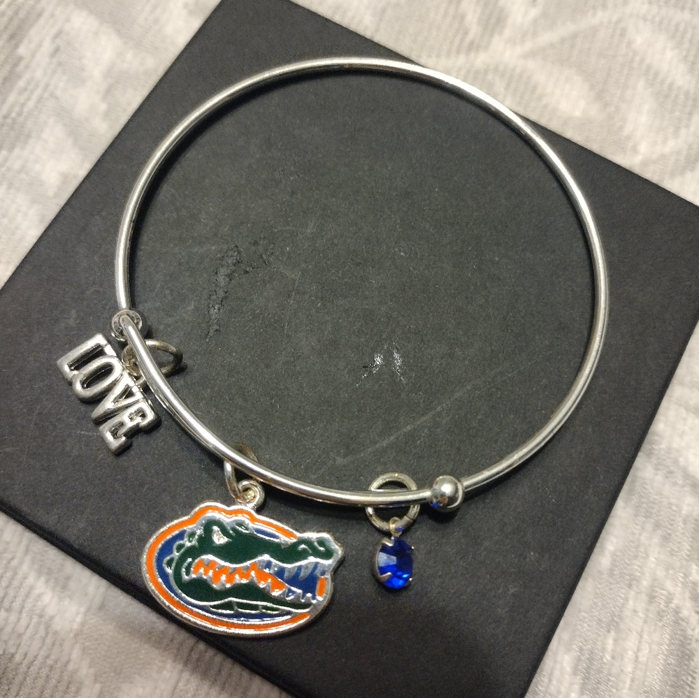 Florida Gator Charm Bracelet